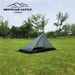 Single Person Ultralight Rodless Pyramid Tent Waterproof 4 Season Camping Hiking Travel Tent Outdoor Awnings Sun Shlelte_desvips.com