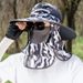 Men's & Women's Fishing Hat With Face & Neck Cover - UPF 50+ Sun Protection For Summer Outdoor Activities_desvips.com