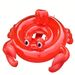 Kids' Inflatable Crab Swim Ring - Durable Pvc Leather, Perfect For Ages 3-6, Summer Pool Fun_desvips.com
