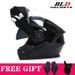 Motorcycle helmet full helmet double lens uncovered helmet four seasons general riding Half helmet_desvips.com