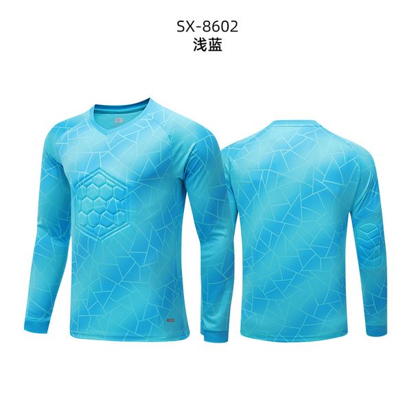 Long-sleeved Goalkeeper Uniform, Football Training Suit, Men's Youth Competition Team Uniform, Jersey, Football Game Uniform_desvips.com