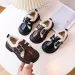 Children Leather Loafers for Boys Girls Winter Thick Soled Lamb Wool Warm Kidsnest Girl Uniform Princess School Cotton_desvips.com