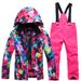 NOKO-New Styles Of Children's Ski Suit Sets For Girls, Middle And Large Children, Thickened Outerwear And Winter Warm Clothing_desvips.com