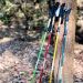 2PCS Ultralight Foldable Trekking Poles Telescopic Nordic Hiking Walking Sticks Portable Outdoor Camping Trail Running_desvips.com