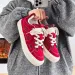 2025 Hot New Free Shipping Designer Mens Casual Blue Red Black Beige New Low Cut Skateboard With Thick Soles For Outdoor_desvips.com