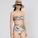 2025 New Bikini Two-Piece Swimsuit High-End Animal Print Ruched Soccer Jerseys_desvips.com