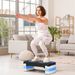 Step Fitness Per Aerobica Antiscivolo E Regolabile Su 3 Altezze, In PP, 80x31x20 Cm, Blu E Nero_desvips.com