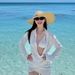 Straw For Women Summer 2025 New Wide Brim French Vacation Style Beach Sunshade Sun Hat_desvips.com
