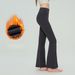 New Fleece-Lined Thickened Women, Sports Fitness Yoga Pants, Autumn Winter Casual Shark Flared Pants For Outdoor Wear_desvips.com