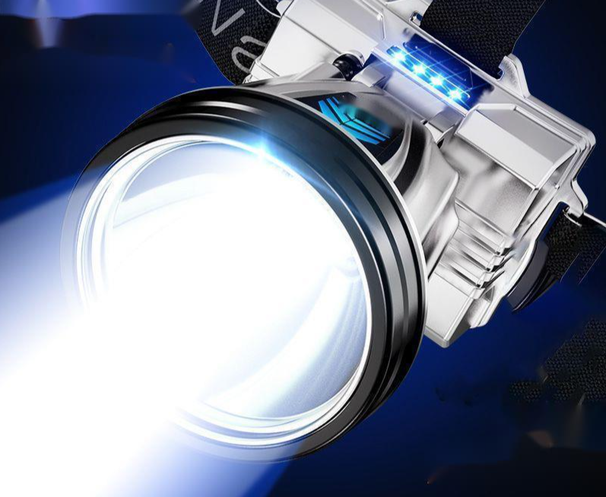 LED Headlamp Strong Long Range Rechargeable Waterproof Ultra Bright Head-Mounted Night Fishing Light Ultra-Long Battery_desvips.com