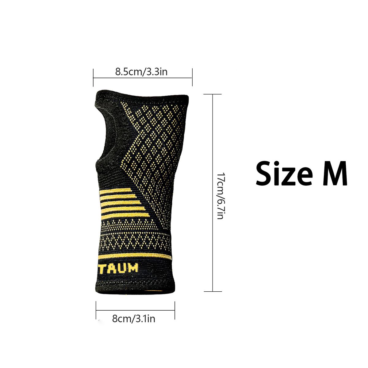 Fiber Support Ion Brace Copper Wrist Compression Sleeve Comfortable Breathable Palm Protector Cross-Border_desvips.com