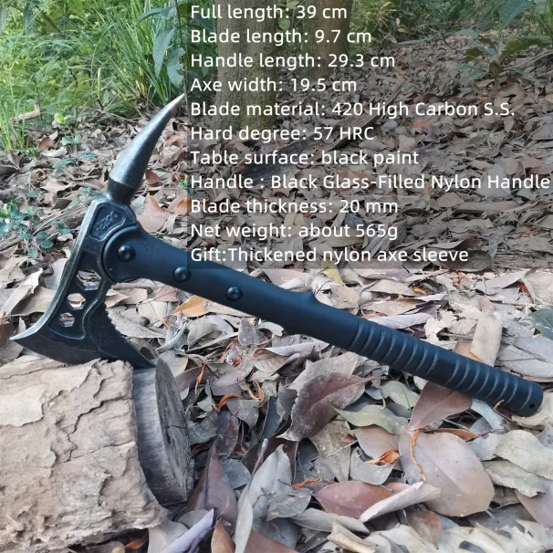 High Quality Multifunctional Axe, Outdoor Travel, Stainless Steel, Sharp And Durable, Outdoor Camping Axe_desvips.com