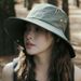 2025 Spring Mountaineering UV Wide Brim Fisherman Hat Breathable Wear-resistant Sun Protection Unisex_desvips.com