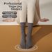 Autumn/Winter Professional Yoga Socks For Women Non-Slip Five Finger Pilates Special Mid-Length Slouch Socks_desvips.com