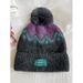 Style Fair Isle Retro Pattern Pom Knitted Hat For Women Winter Ins Warm Christmas Cute Yarn Head Wrap_desvips.com