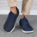 Hot Selling Fashion Men's Sneakers Wide Toe Breathable Barefoot Sports Large Summer New Trendy Black Mesh Casual Walking_desvips.com