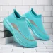Slip-On Mens New Couple Sneake Stretch Fabric Light Comfortable Walking Casual Shoes Breathable Unisex Men Women_desvips.com
