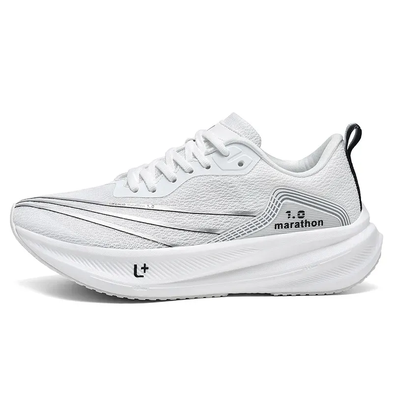 ONKE Free Shipping Designer Lightweight Shock-absorbing Mesh Breathable Running Jogging Shoes Minimalist White Black_desvips.com