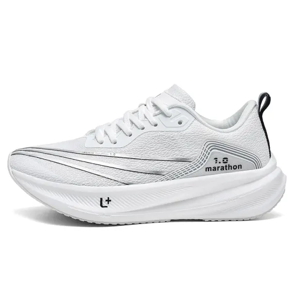ONKE Free Shipping Designer Lightweight Shock-absorbing Mesh Breathable Running Jogging Shoes Minimalist White Black_desvips.com