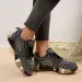 Vintage Rhinestone Handmade Running Woman Versatile Comfortable Flat Durable Sports Breathable Casual College Anti Slip_desvips.com