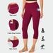 Women’s Clothing Pocket Seven Point Yoga Pants For Women In Spring And Summer High Waist Abdomen Tight Outer Wear Seven Point Leggings_desvips.com