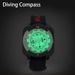 Waterproof Outdoor Professional 60M /197Ft Navigator Digital Watch Scuba Compass For Swimming Diving_desvips.com