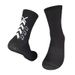 Men's Football Socks With Anti-Slip Rubber Dots - Mid-Calf Compression & Cushioned Terry For Training/Running_desvips.com