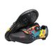 Men's Breathable Hard Bottom Cycling Mountain Lock Road Single Speed Bike Shoes_desvips.com