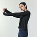 Women's Long-sleeve Yoga Top, New Autumn Winter Base Shirt, Breathable Quick-drying Sports T-shirt For Fitness, Running,_desvips.com