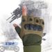 Tactical Half-finger And Outdoor Cycling Military Fan Combat Fitness Gloves, Sports Non-slip Full-finger Gloves_desvips.com