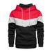 Spring And Autumn Color Block Fashion Sweatshirt Men's Casual Sports Top_desvips.com