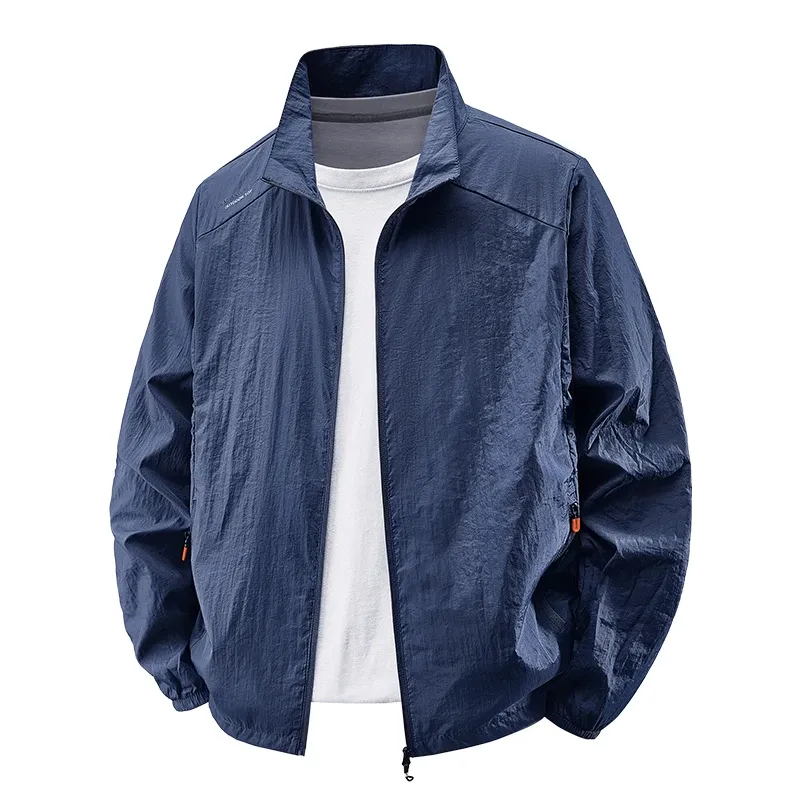 Summer Quick Drying Breathable Jacket Man Outdoor Ultra Thin Sunscreen Casual Skin Coats Fishing Climbing Hiking Anti UV_desvips.com