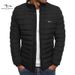 2024 Autumn/Winter Men's Old Solid Color Clothing Outdoor Leisure Sports Fashion Street Style Hooded Warm Zipper Jacket_desvips.com