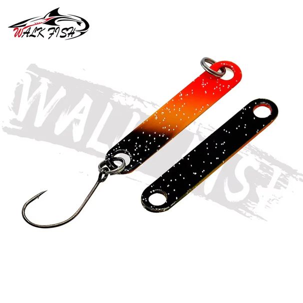 WALK FISH 2g 40mm Trout Stick Spoon Fishing Bait Brass Fishing Lures Metal Sea Bass Trout Fake Hard Bait Sea Fishing Freshwater_desvips.com