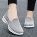 Women's shoes Breathable light comfortable casual shoes flying woven shoes_desvips.com