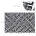 Outdoor Teppich Kunststoffteppich Doppelseitiges Design Wasserabweisend Für Terrasse Balkon Schwarz Weiß 152 X 243 Cm_desvips.com