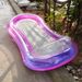Swimming Rings Permeable Mesh Inflatable Floating Row With Built In Pillow Inflatable Floating Bed Beach Lounge Chair_desvips.com
