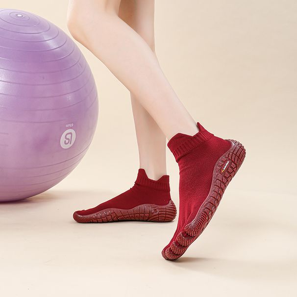Gallonshark Indoor CrossFit Sock Yoga Thin Soft Sole Barefoot Shoes Stylish Casual Light Shoe_desvips.com
