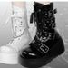 2025 New Gothic Style Platform Vampire-Cosplay Women Mid-calf Boots Spring Wedges Comfy Women Motorcycle Boots For Women Shoes_desvips.com