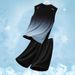 Sports Suit Men Summer Men's Leisure Suit Printed Gradient Loose Two Piece Suit Breathable Quick Drying Vest Shorts Men_desvips.com