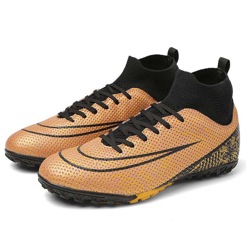 Soccer Shoes Men's Sockliner Long Spikes Adult Shredded Spikes Artificial Turf Training Soccer Shoes_desvips.com