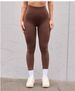 Seamless High Waist Sports Pants, Peach Hip Lift Back, V-Fold, Fiess Pants_desvips.com