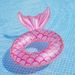 Swimming Accessories Mermaid Sitting Circle Pink Children's Cute Inflatable Split Seat Circle Mermaid Arm Swimming Circle_desvips.com