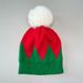 European And American Knitted Autumn Winter Warm Pom Merry Christmas Bell Hat_desvips.com