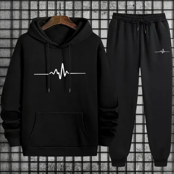 2026 Men's Streetwear Tracksuit Set Oversized Hoodie And Baggy Joggers Urban Hip Hop Fashion Sportswear Fall/winter_desvips.com