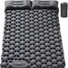 Lightweight Portable Outdoor Camping Foot-Pumped Moisture-Proof Double Sleeping Mat Nap Car Inflatable Mattress_desvips.com