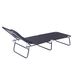 Outdoor Tri Fold Massage Reclining Bed Balcony Leisure Outdoor Courtyard Reclining Chair Villa Swimming Pool Reclining Bed Folding Beach Bed_desvips.com