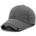 New High-End Men's Hat Fashionable Handsome Baseball Pure Cotton Outdoor Sunshade Sun Protection Large Head_desvips.com