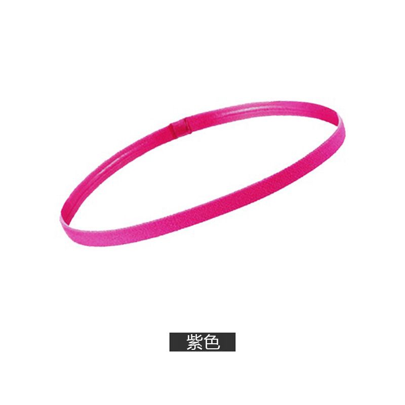 Unisex Anti-Slip Silicone Sweat-Wicking Sports Simple Fitness Yoga Running Football Headband_desvips.com