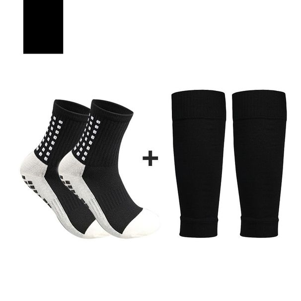 Adult Professional Men Mid-Calf Anti-Slip Magic Football Training Long Tube Sleeves Leg Guards Socks_desvips.com